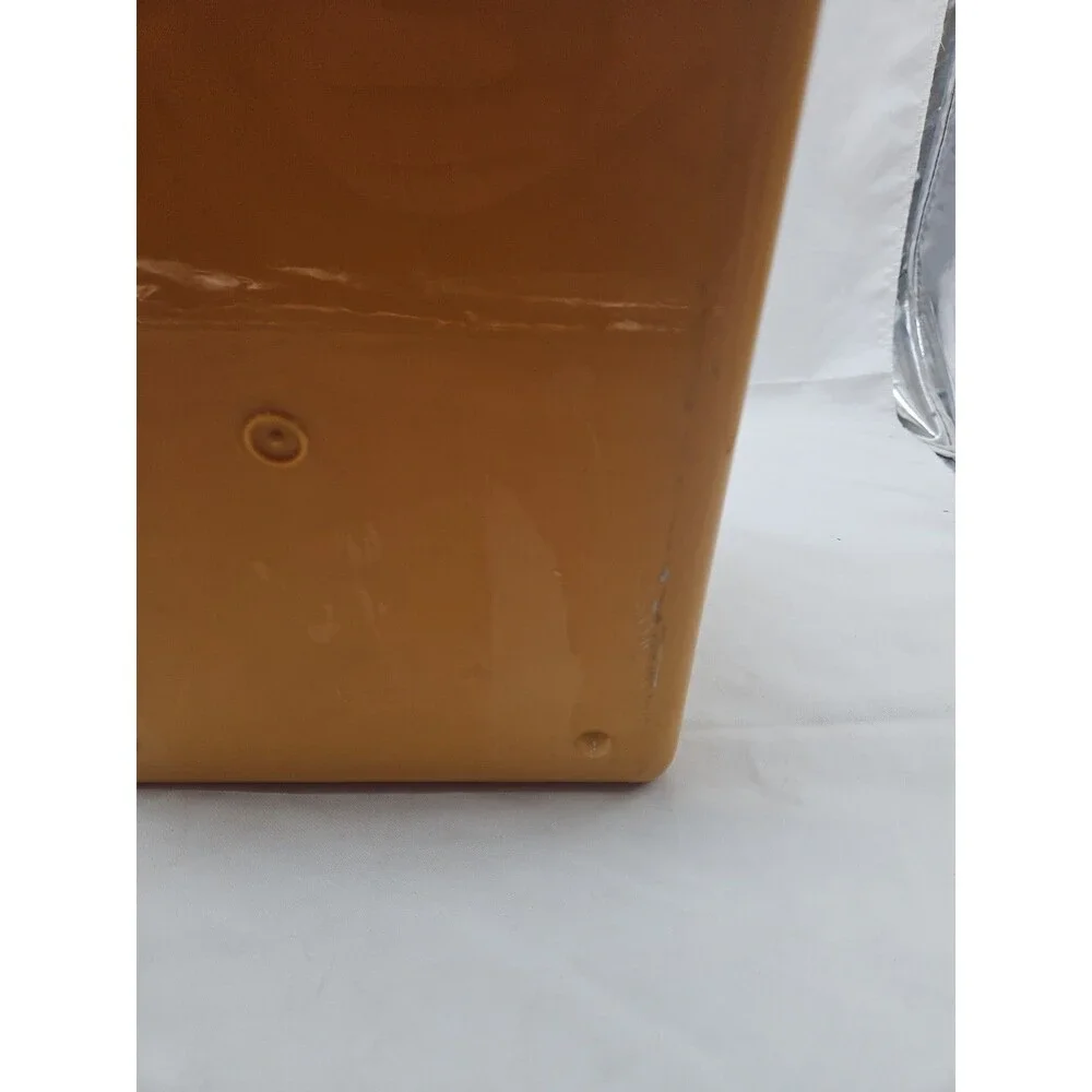 Vintage Wilson Wil-Hold Yellow Plastic File Box 12
